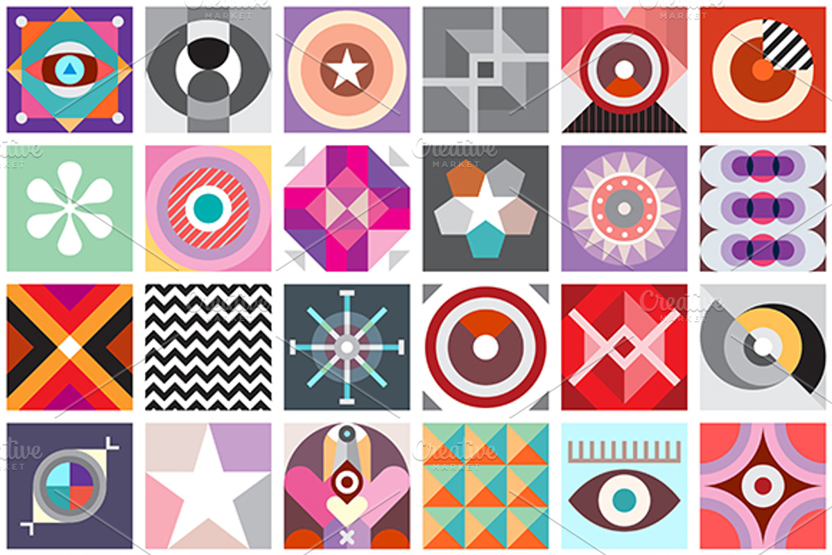 Abstract Art Seamless Background, a Pattern Graphic by danjazzia (Photo 1 of 2)
