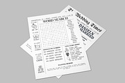 Newspaper Wedding Program, a Flyer Template by iloveTemplate (Thumbnail 3 of 3)