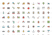 350 Nature & Outdoor Filled Icons, an Outline Icon by IconBunny (Thumbnail 2 of 6)