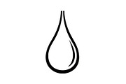 Water Drop Silhouette Vector Bundle, an Illustration by musafir_fashion (Thumbnail 24 of 51)