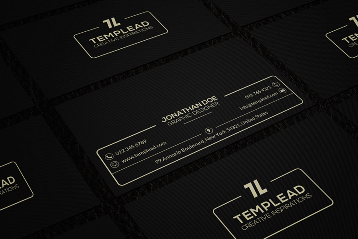 Corporate Business Card CM137, a Business Card Template by annozio (Photo 4 of 4)