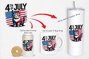 4th of July Cat, a Graphic by Artnoy (Thumbnail 4 of 5)