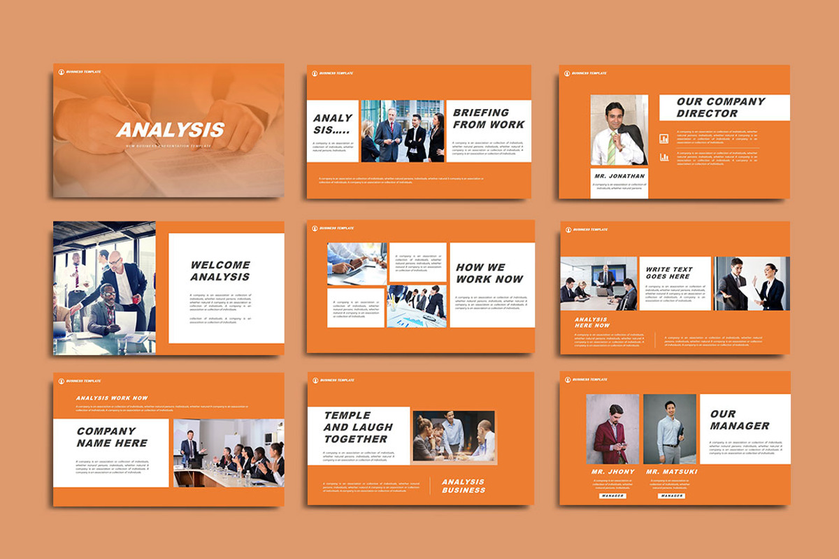 Analysis Keynote & Google Slide, a Presentation Template by yanindesign (Photo 2 of 5)