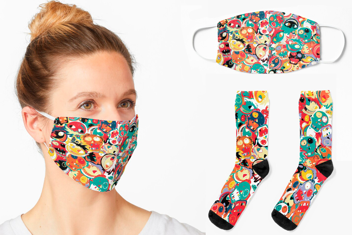 Zombie patterns, a Pattern Graphic by TatianaBannikova (Photo 10 of 10)