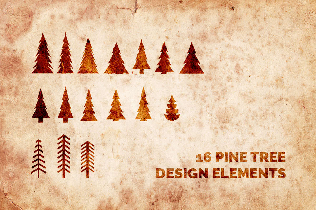 Mountain Pine Tree Icons, an Icon by Calvin Weibel (Photo 2 of 2)