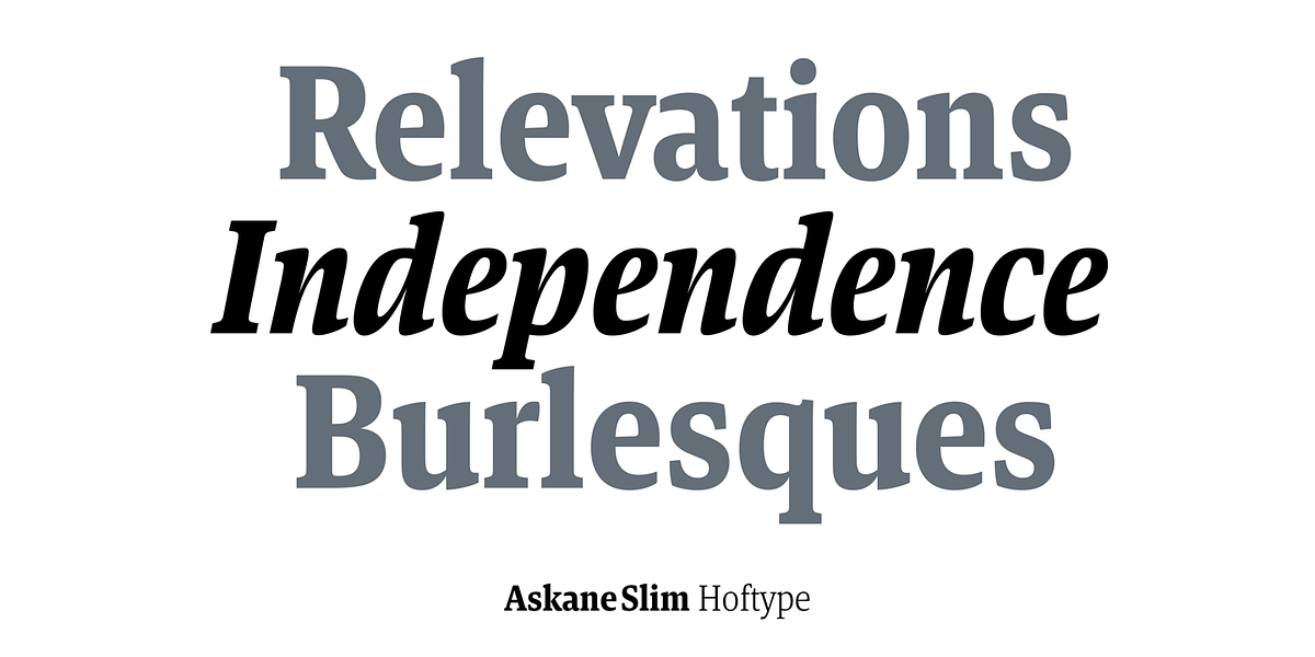 Askan Slim, a Serif Font by Hoftype (Photo 2 of 14)