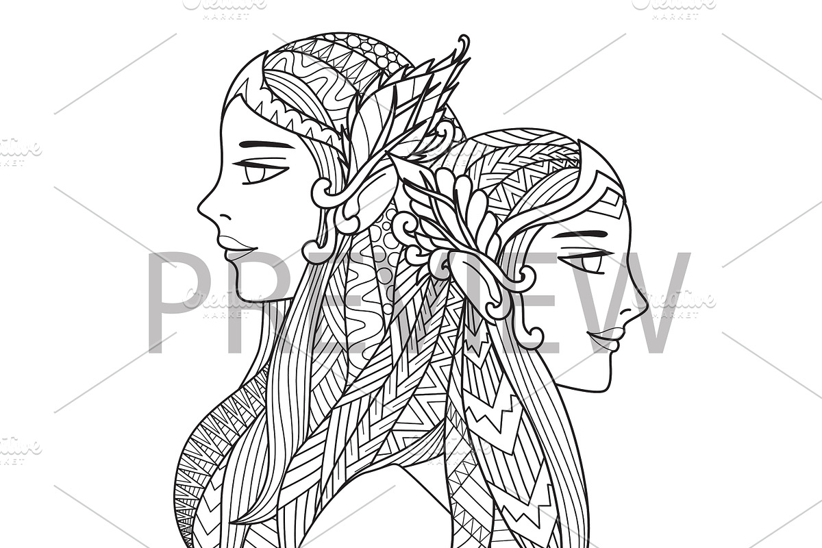 12 Zodiac signs,Sun and Moon, an Animal Illustration by Somjai King (Photo 6 of 15)