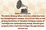 70’s Retro Groovy - Handwritting, a Handwritten Font by Charmingbear59.design (Thumbnail 3 of 5)