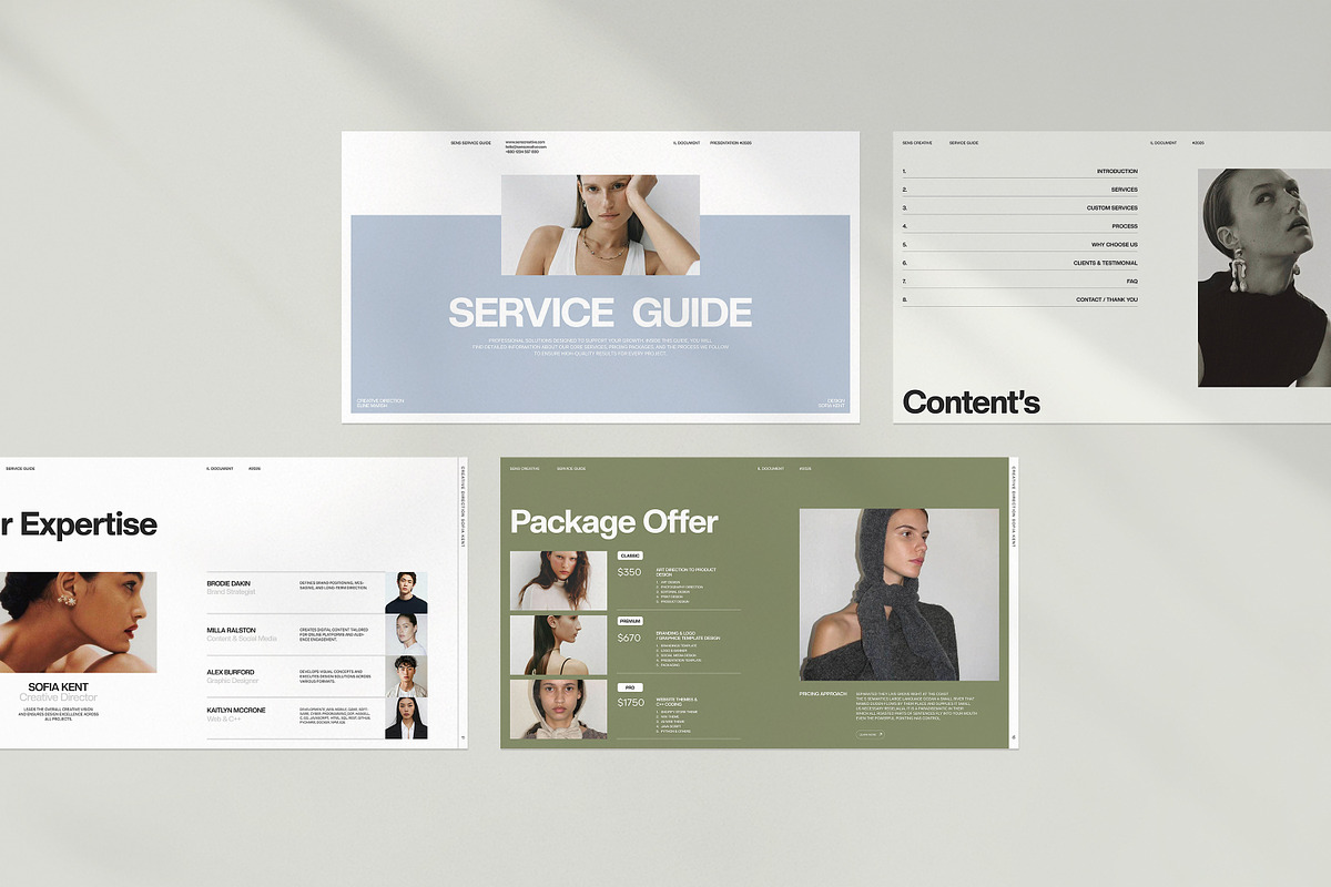 Service & Pricing Guide Template, a Presentation Template by evgenystudio (Photo 6 of 9)