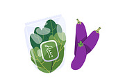 Healthy groceries, vegetables set, a Food Illustration by Good Studio (Thumbnail 2 of 6)