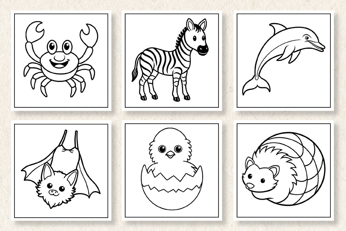 Cuddly Animals Coloring Book, a Photo by Wow Magic (Photo 2 of 3)