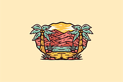 Tropical Serenity, an Object Illustration by nomlimo.com (Thumbnail 1 of 2)
