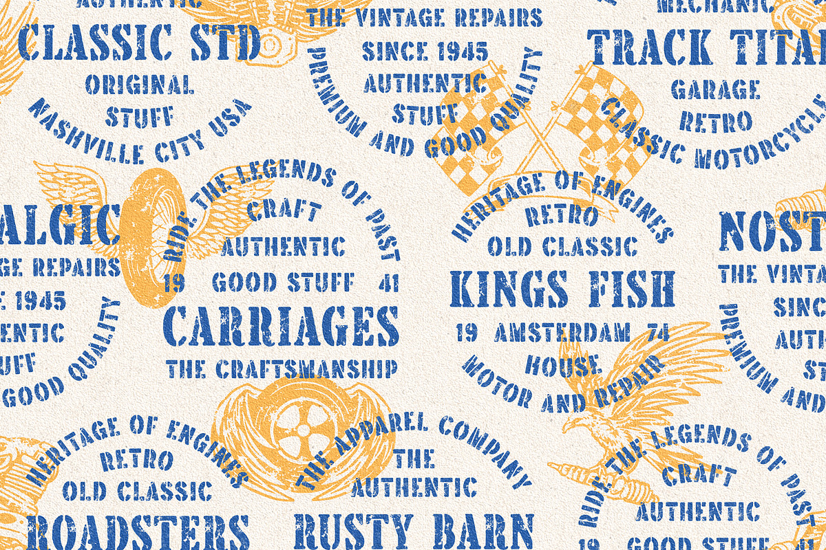 Brother Garage - Display Font, a Serif Font by Edignwn Type (Photo 2 of 12)