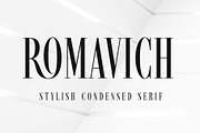 Romavich - Modern Serif, a Serif Font by Arterfak Project (Thumbnail 1 of 14)