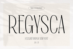 Regysca Elegant Modern Serif Font