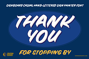 Signboard Casual Sign Painter Font, a Handwritten Font by Paper Moon Graphic Supply (Thumbnail 16 of 16)