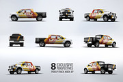 Pickup Truck Mock-Up, an Advertising Mockup by Hubzway (Thumbnail 2 of 8)