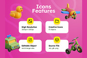 Baby Stuff 3D Icons, an Object 3D Model by Rakata Studio (Thumbnail 2 of 7)