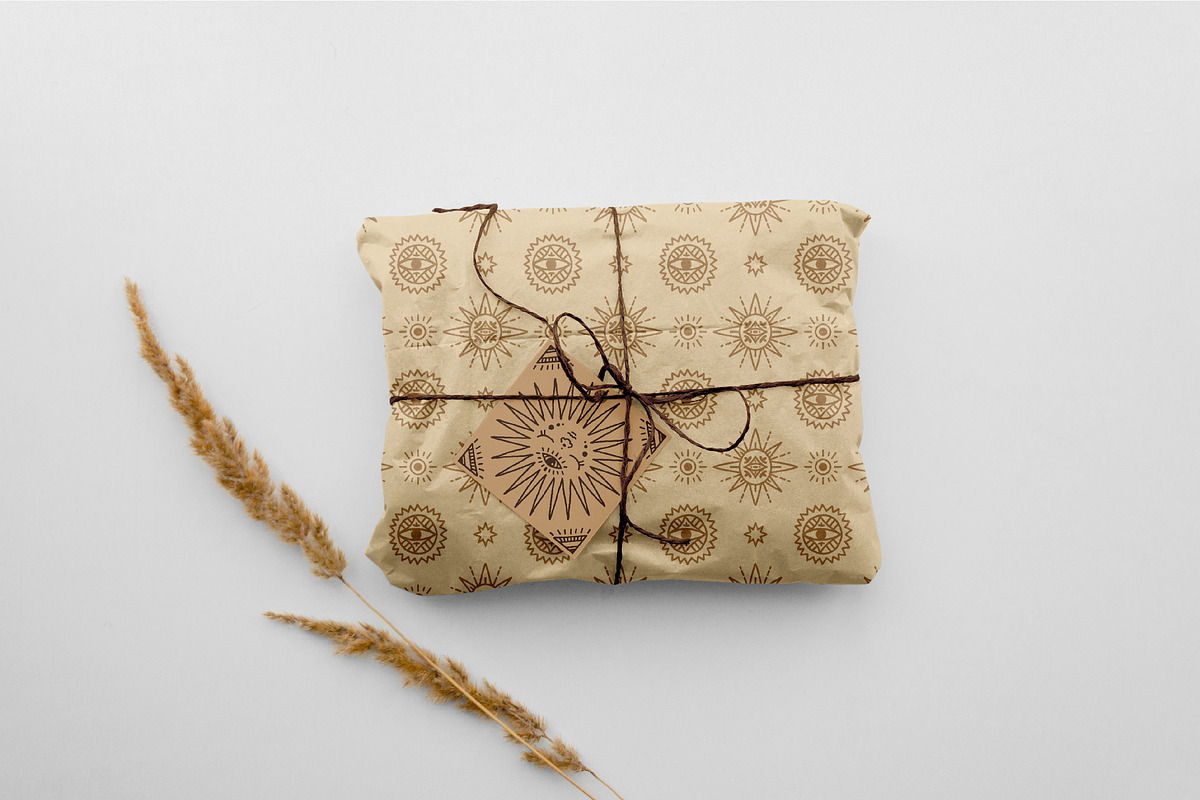 Tribe of the Sun. Boho collection, a Texture Illustration by katieromanoff_art (Photo 10 of 14)