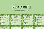 10 Canva Plant Top 5s Instagram Post, a Social Media Template by Emerald Eyes Design (Thumbnail 5 of 5)