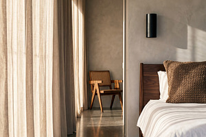Sunny Minimalist Bedroom Interior, an Architecture Photo by Virgo Studio