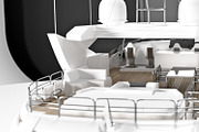 Sunseeker Predator 130 superyacht, a Cars & Vehicle 3D Model by arapps3d (Thumbnail 5 of 21)