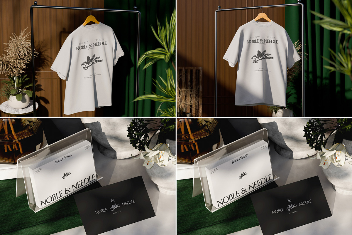 40 Clothing Brand Mockups Bundle, a Shirt Mockup by Vitora Mockup (Photo 4 of 12)