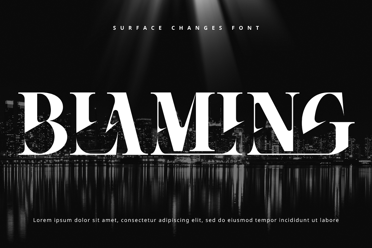 SURFACE CHANGES - LUXURY SERIF FONT, a Serif Font by 177Studio (Photo 5 of 8)