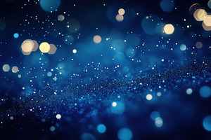 Blue Glitter Background Sparkling Li, a Photo by Pixeness Studio