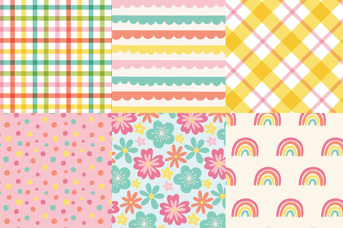 Sweet Easter Clipart Paper Set, a Graphic by Studio Hello Joy (Photo 3 of 3)