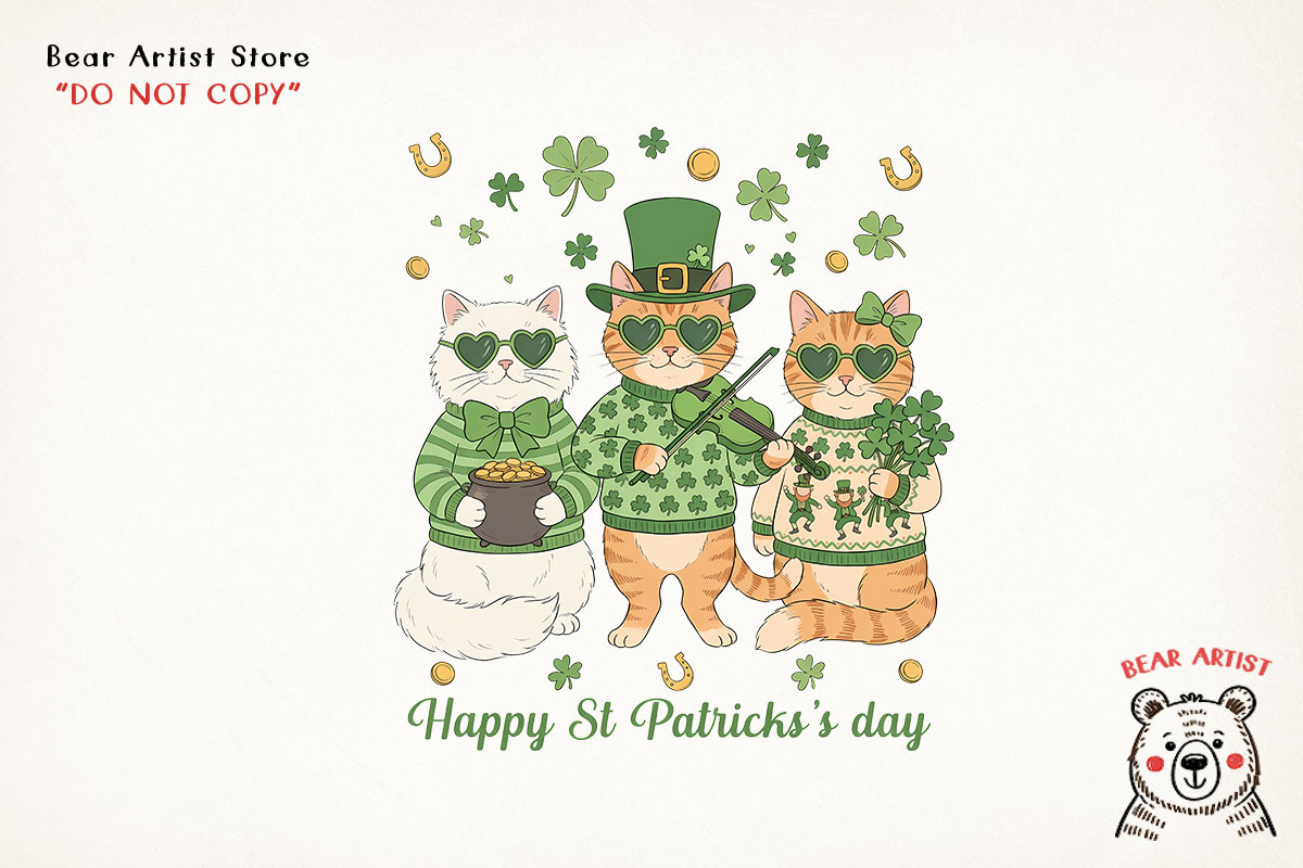 Happy St Patrick’s Day, St patricks, a Seasonal Illustration by GlitterCraft (Photo 29 of 101)