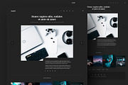 Naomi Dark - Blog & Portfolio PSD, a Websites & App Template by FreshPixels (Thumbnail 6 of 9)