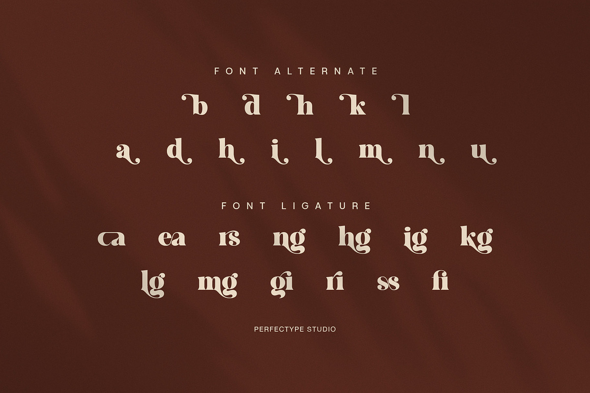 Milgan Elegant Luxury Serif Font, a Serif Font by Perfectype (Photo 8 of 8)