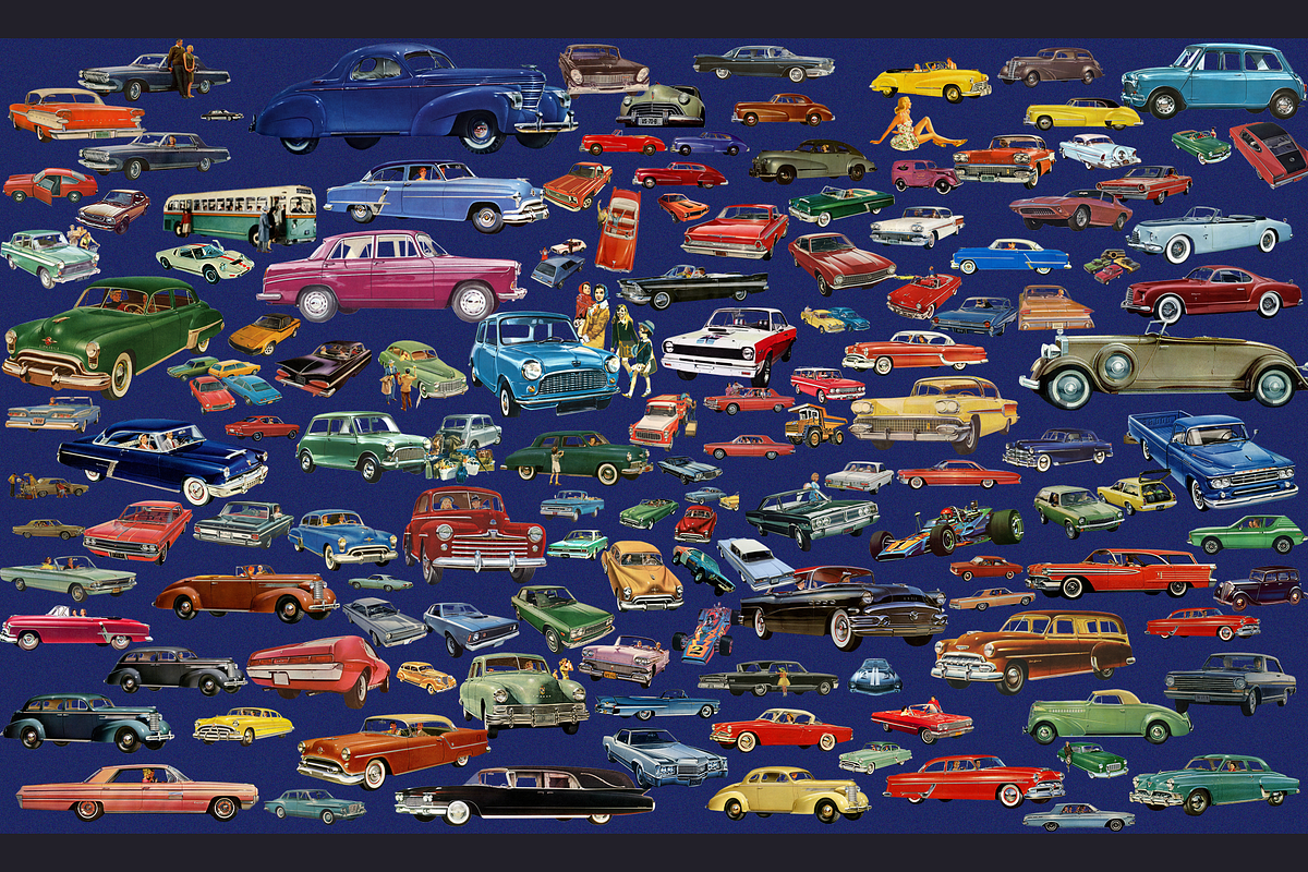 50% SALE!!! American Retro Collage C, an Object Graphic by Lilithcollageart (Photo 6 of 13)