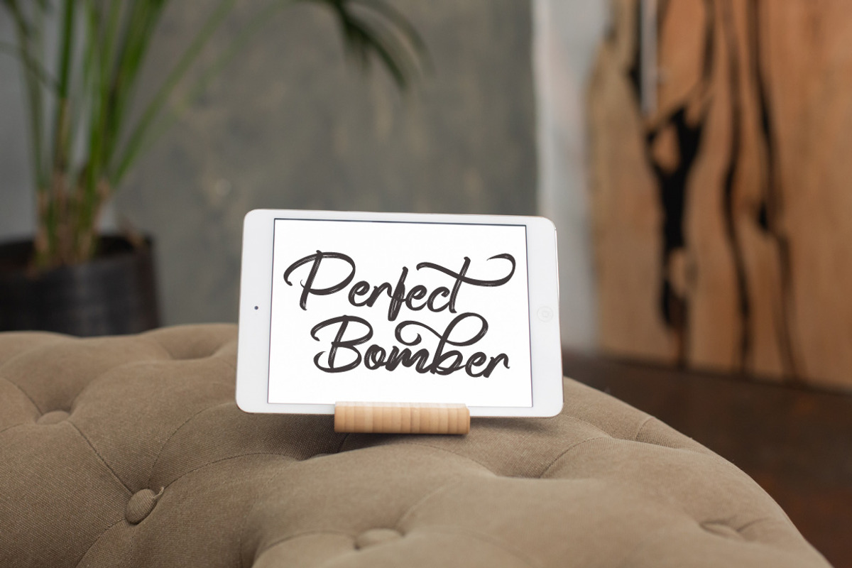 Perfect Bomber - Handlettering Font, a Handwritten Font by FHFont