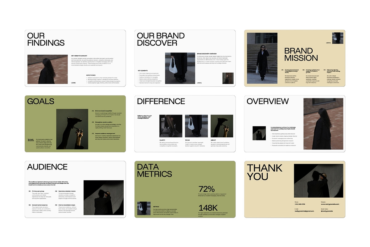 Brand Strategy Powerpoint Template, a Presentation Template by TMint Creative (Photo 4 of 5)