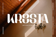 Krousta – Distinctive Sans Serif, a Sans Serif Font by Artiveko (Thumbnail 1 of 7)