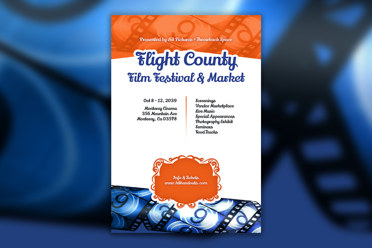 Film Animated Handout Template Pack, a Marketing Template by Hit Pictures (Photo 3 of 4)