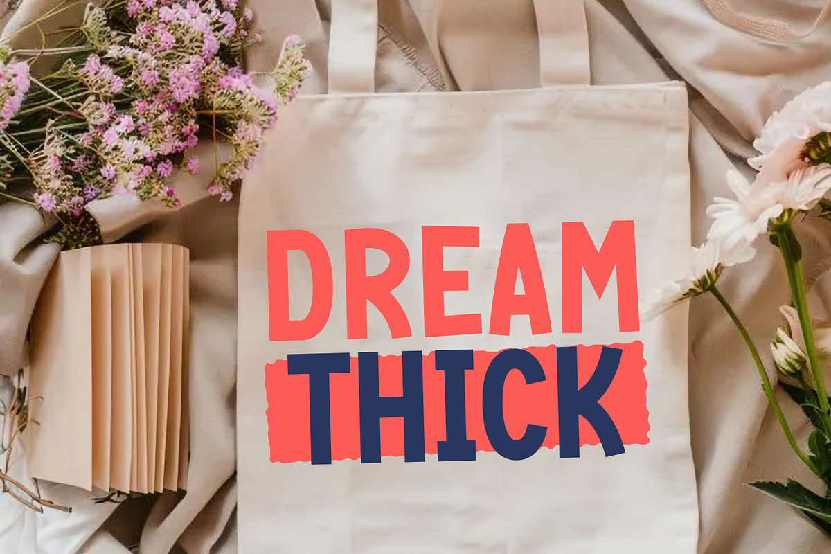Dream Thick, a Handwritten Font by MaxArt Foundry (Photo 2 of 3)