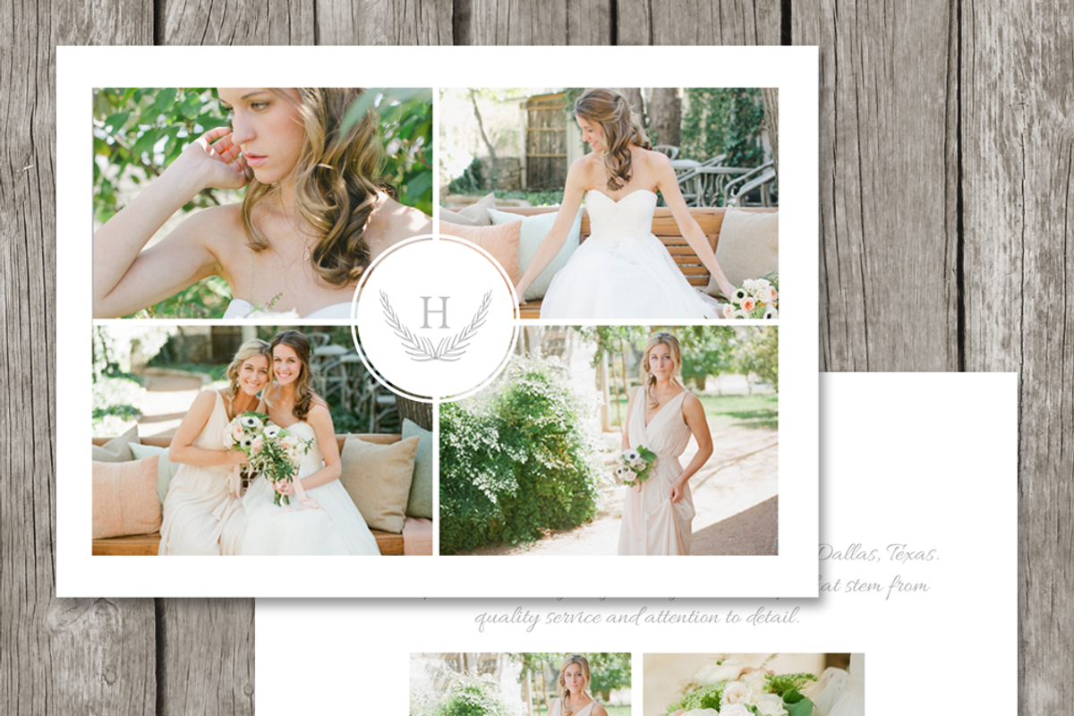 Marketing Template Photographer-MC03, a Brochure Template by Stillbrook Designs (Photo 1 of 3)