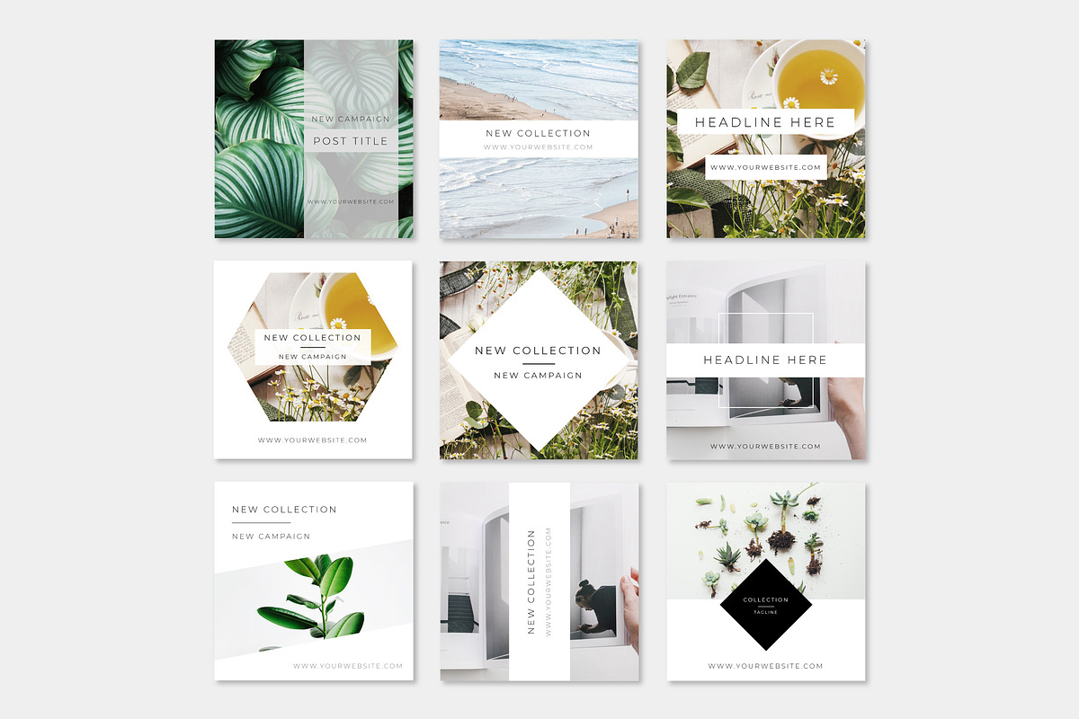 Simple Modern Instagram Pack, a Social Media Template by Bold Leap Creative (Photo 3 of 3)
