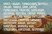 Palo Santo – Desert & Mexican Type, a Sans Serif Font by HipFonts (Thumbnail 4 of 6)