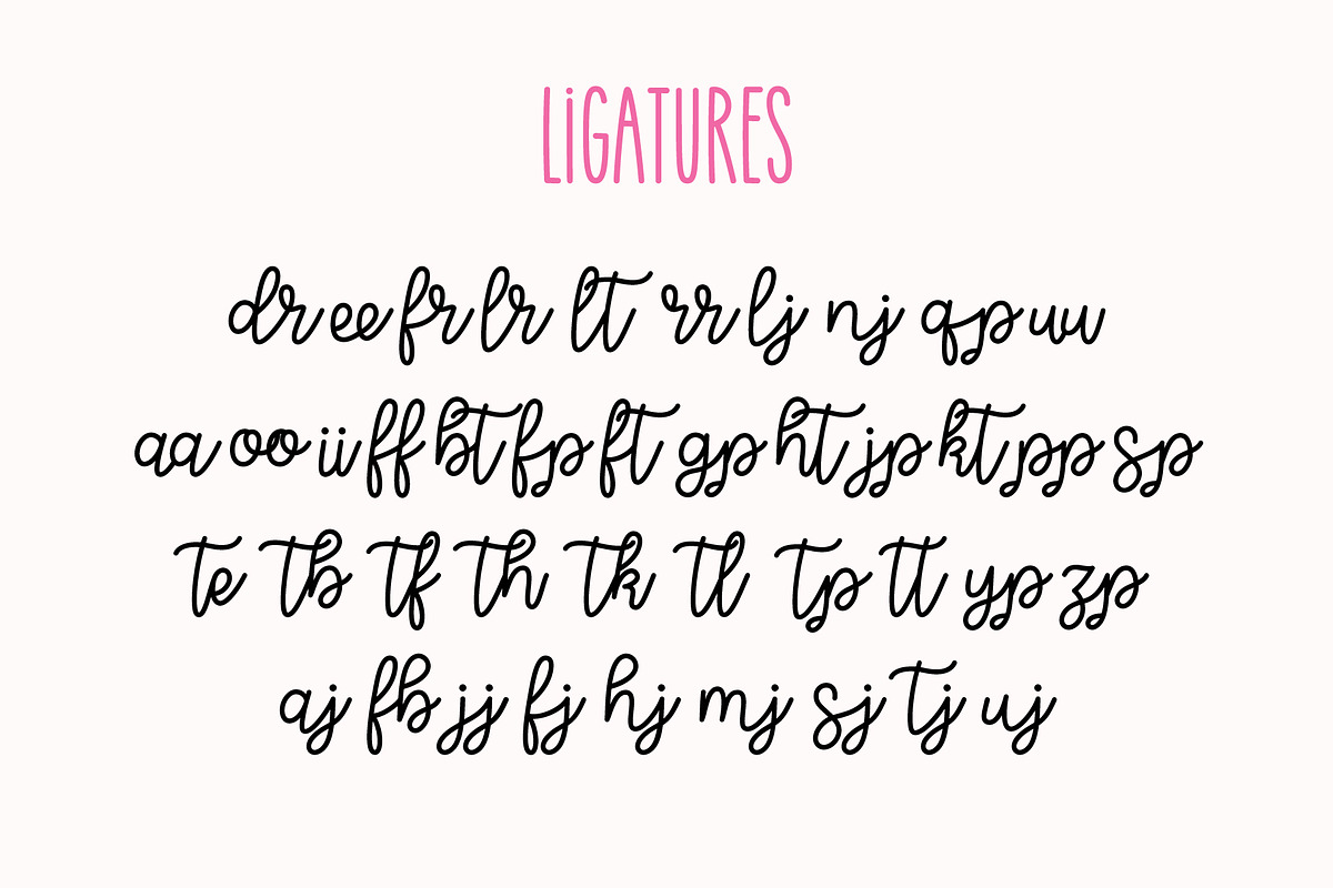 Hello September Font Duo, a Handwritten Font by Miss Tiina (Photo 10 of 10)