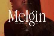 Melgin Elegant Modern Serif Font, a Serif Font by Graphicxell (Thumbnail 1 of 8)