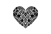 Floral Heart Silhouette Bundle, an Illustration by Designs_River (Thumbnail 25 of 31)