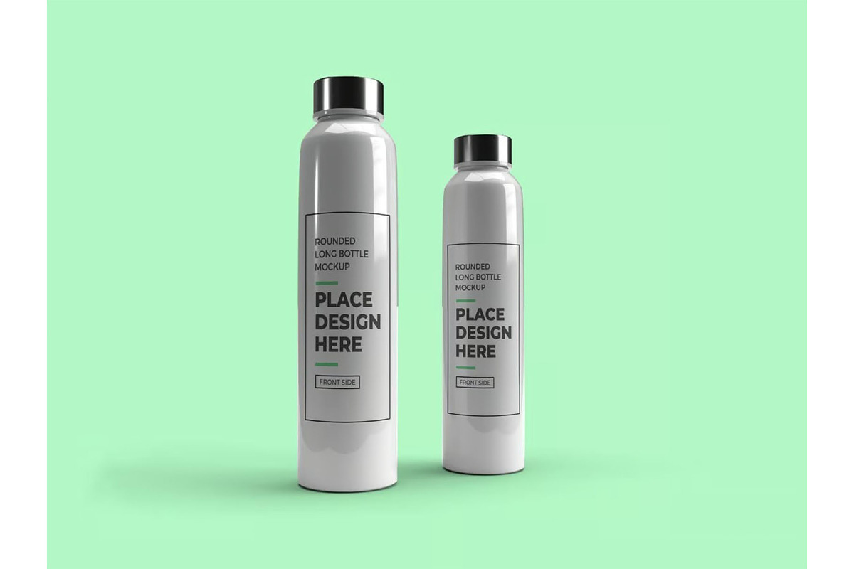 Long Bottle Tumbler Mockup Template, a Household Mockup by DesignRushMarket (Photo 8 of 11)