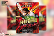House Party Flyer, a Flyer Template by Osky (Thumbnail 1 of 4)