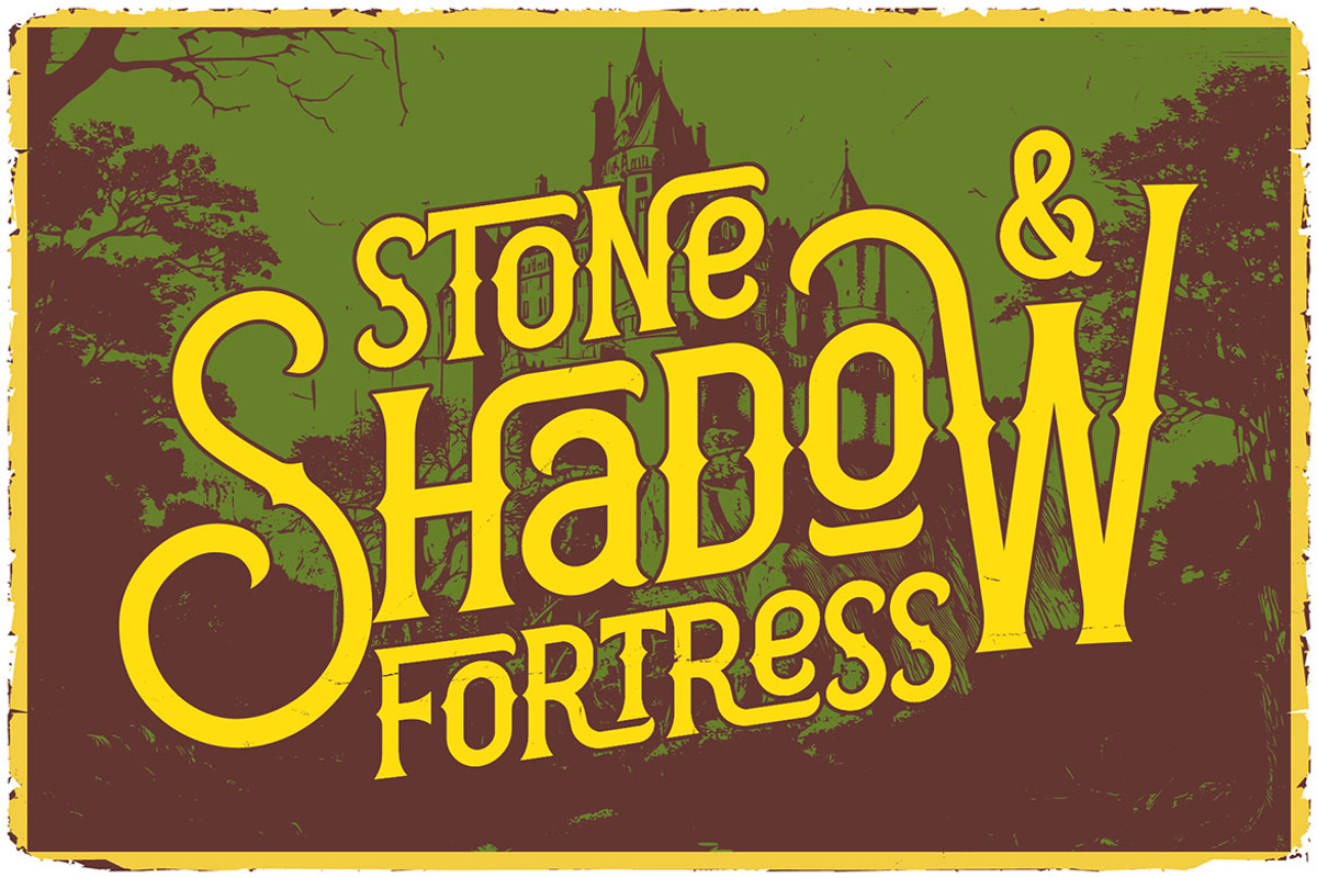 Kingdom Crown Vintage Label Font, a Serif Font by JumboDesign (Photo 4 of 6)