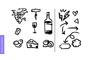 Wine vector illustrations, an Illustration by Tanka (Thumbnail 6 of 7)