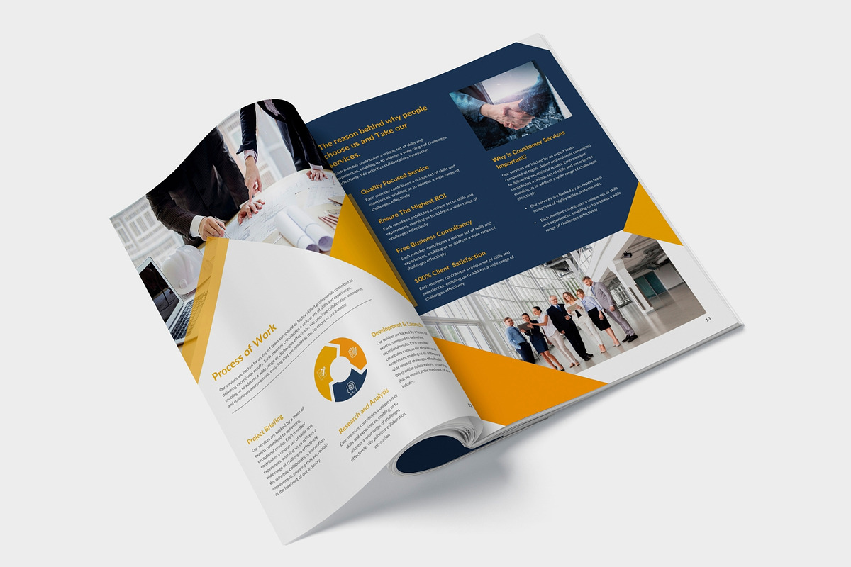Canva Company Profile Brochure, a Brochure Template by TheBrightGrap (Photo 8 of 10)